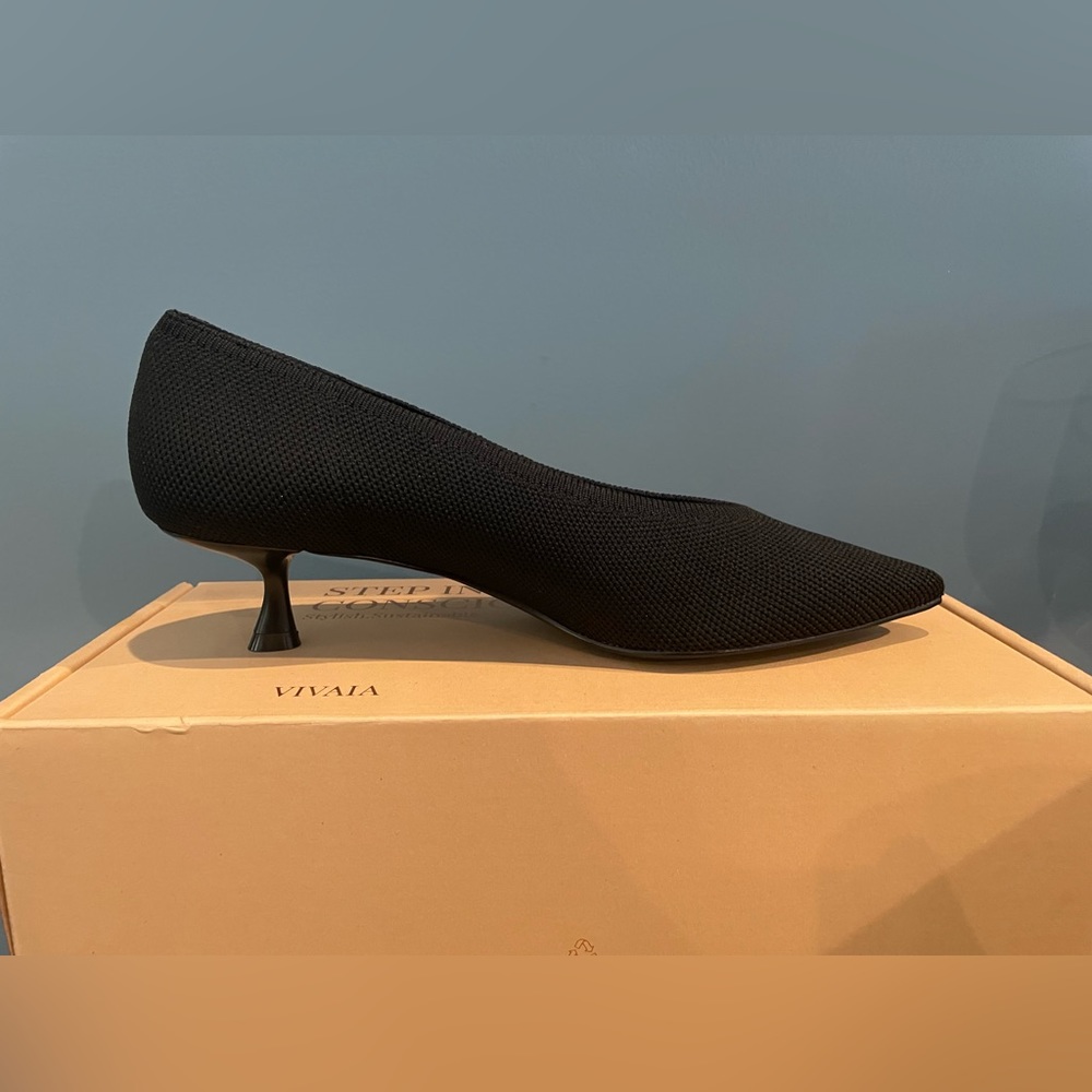 Vivaia Pointed Toe Kitten Shoes